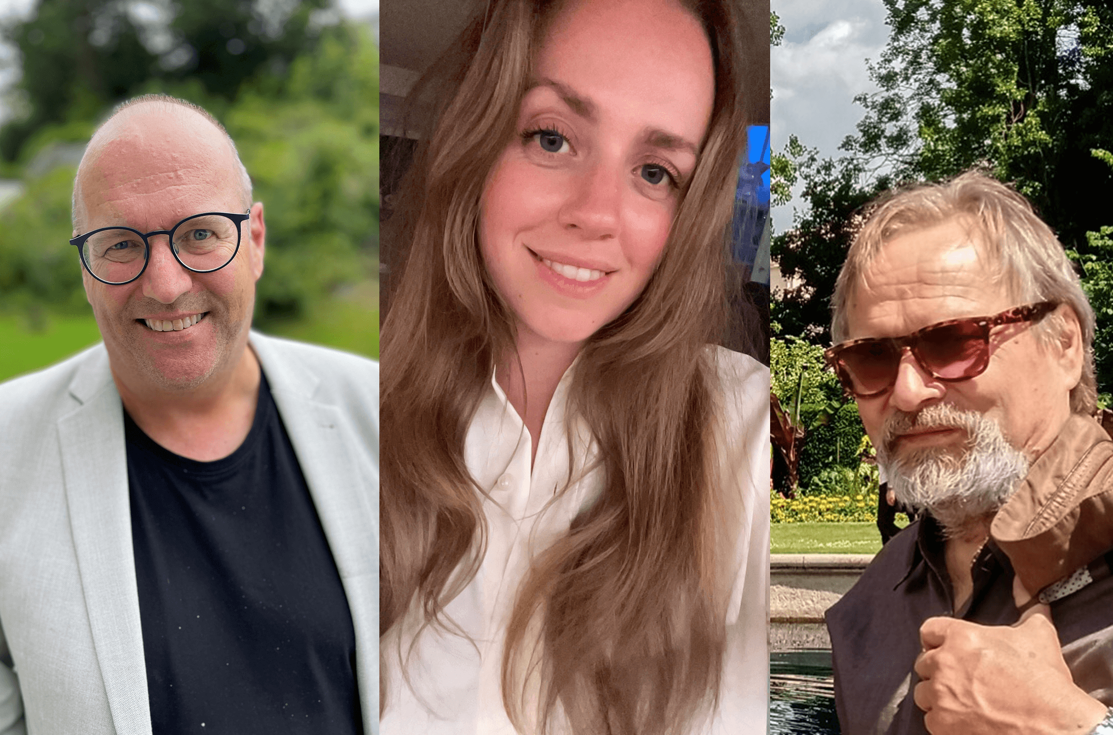 (F.v): Ole Andreas Engen, Viktoria Amelia Årsteinsen og Bjørn Roar Vassnes. Foto: Privat