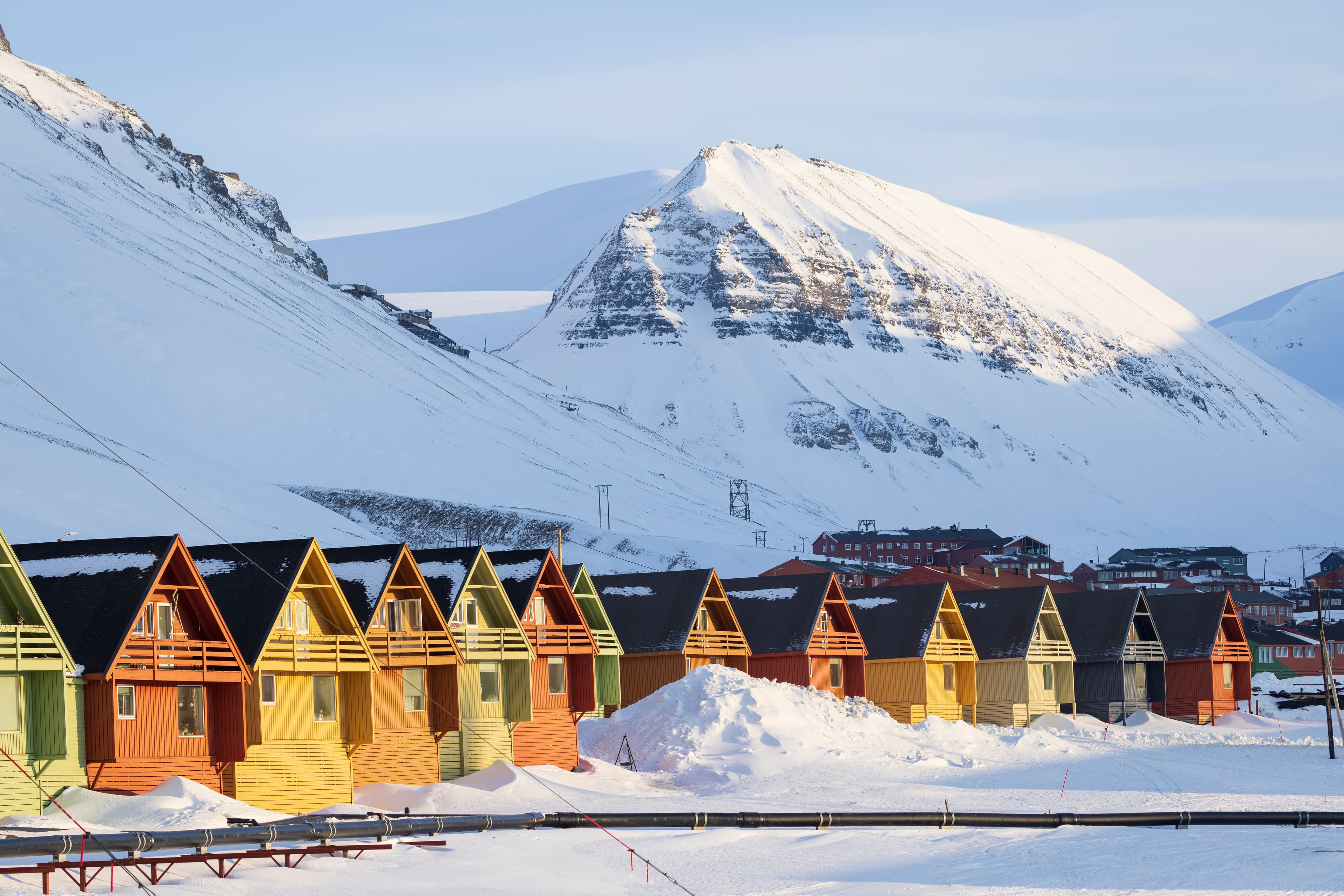Hus på Svalbard